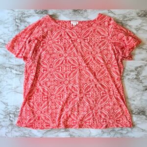 Westport Women's Red Patterned Blouse